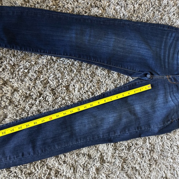 Judy Blue Jeans Womens 7/28 Blue Skinny Fit Distressed Stretch Denim Raw Hem - Picture 5 of 5